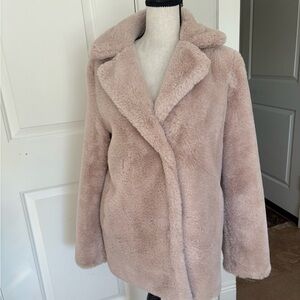 Tahari Women's Soft Teddy Jacket - Blush